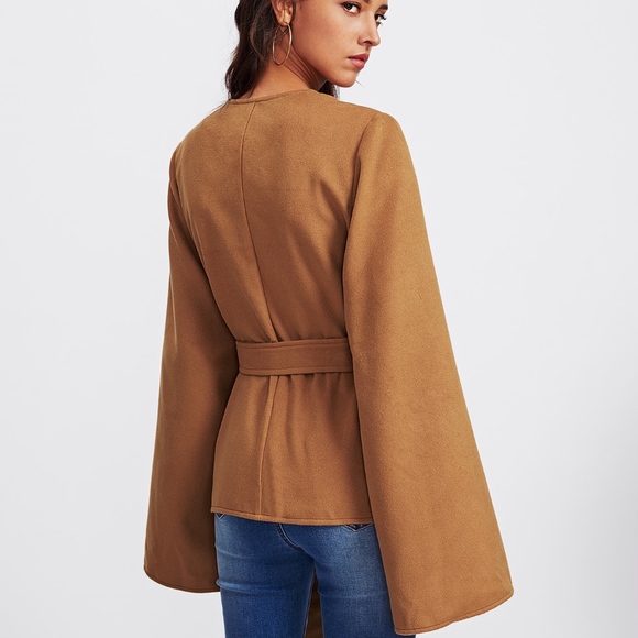 ✨Lily Wrap Cape Coat - Picture 4 of 5